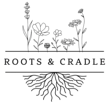 roots and cradle blog site icon image for foodie pro theme